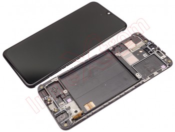 Pantalla service pack SUPER AMOLED completa negra para Samsung Galaxy A40, SM-A405FN/DS