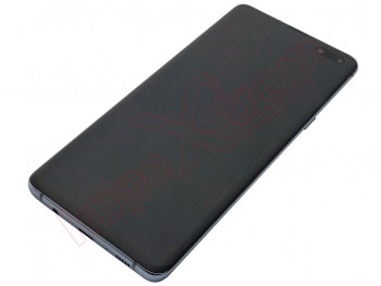 Pantalla Service Pack dynamic AMOLED con marco negro "majestic black" para Samsung Galaxy s10 5g, sm-g977
