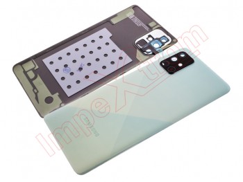 Tapa de batería Service Pack azul "prism crush blue" para Samsung Galaxy A71, SM-A715