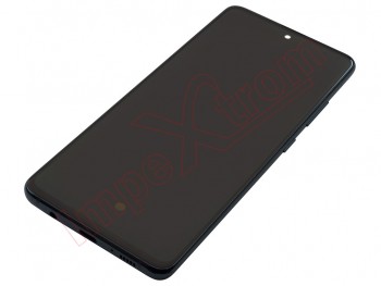 Pantalla Service Pack super AMOLED negra con marco negro "prism cube black" para Samsung Galaxy a51 5g, sm-a516
