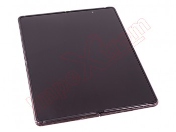 Service Pack Black full screen Dynamic AMOLED 2X with Mystic bronze / bronze Hinge frame for Samsung Galaxy Z Fold 2 5G, SM-F916B