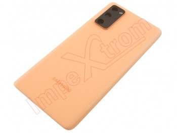 Tapa de batería Service Pack naranja "Cloud Orange" para Samsung Galaxy S20 FE 5G, SM-G781