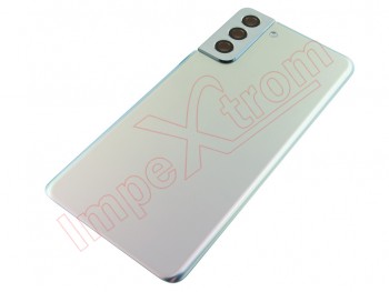 Tapa de batería genérica plateada "Phantom Silver" para Samsung Galaxy S21 Plus 5G, SM-G996