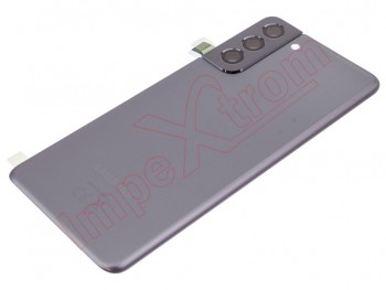 Tapa de batería gris (Phantom grey) service pack para Samsung Galaxy S21 5G (SM-G991)
