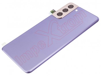 Tapa de batería genérica púrpura (Phantom violet) para Samsung Galaxy S21 5G, SM-G991