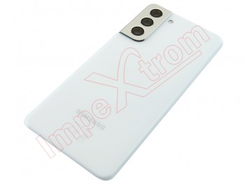 Tapa de batería Service Pack blanca "Phantom white" para Samsung Galaxy S21 5G , SM-G991
