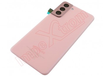 Service Pack Tapa de batería rosa "Phantom Pink" para Samsung Galaxy S21 5G, SM-G991
