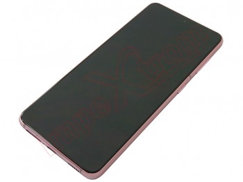 Service pack full screen DYNAMIC AMOLED with Phantom pink frame for Samsung Galaxy S21 5G, SM- G991