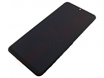 Pantalla Service Pack super AMOLED negra con marco para Samsung Galaxy m22, sm-m225