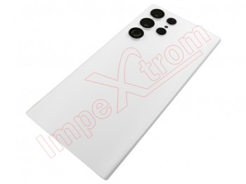 Tapa de batería genérica blanca "Phantom white" para Samsung Galaxy S22 Ultra 5G, SM-S908