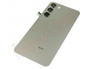 Carcasa trasera / Tapa de batería color verde service pack para Samsung Galaxy S23+, SM-S916B
