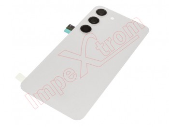 Carcasa trasera / Tapa de batería color blanco (cream) para Samsung Galaxy S23, SM-S911B genérica