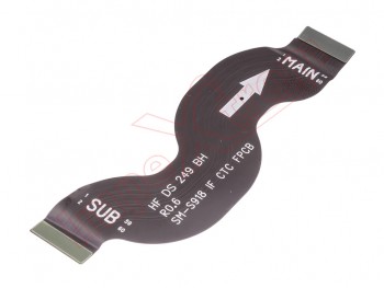Interconector flex cable of motherboard to auxilar plate for Samsung Galaxy S23 Ultra, SM-S918B