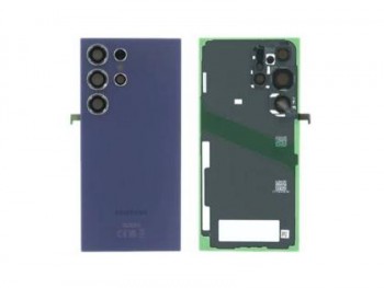 Carcasa trasera / Tapa de batería color violeta titanio (titanium violet) para Samsung Galaxy S24 Ultra, SM-S928B