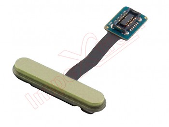 Flex de botón pulsador de encendido y lector de huellas amarillo para Samsung Galaxy S10e, G970F