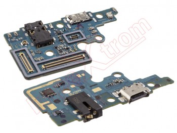 Placa auxiliar Service Pack con conector de carga USB tipo C, micrófono y conector de audio jack 3,5mm para Samsung Galaxy A70, SM-A705