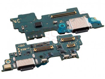 Placa auxiliar Service Pack con conector de carga USB tipo C y micrófono para Samsung Galaxy Z Flip, F700F