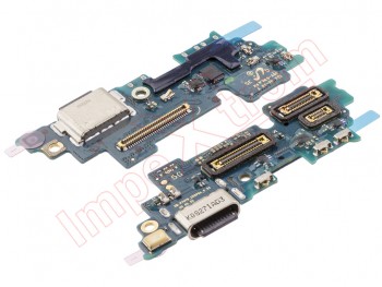 Service Pack Auxiliary plate with components for Samsung Galaxy Z Flip 5G (SM-F707)