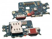 placa-auxiliar-service-pack-con-conector-de-carga-usb-tipo-c-micr-fono-y-lector-de-tarjetas-sim-para-samsung-galaxy-s22-5g