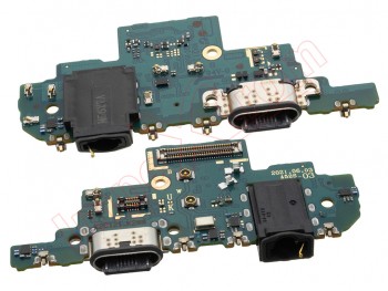 Placa auxiliar inferior (versión K2) Service Pack con conector de carga USB tipo C, micrófono y conector de audio jack 3,5mm para Samsung Galaxy A52s 5G