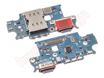 Service Pack Auxiliary board with microphone, USB type C charging connector for Samsung Galaxy S23+