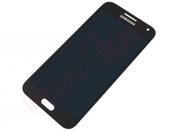 Pantalla completa Service Pack Super AMOLED negra para Samsung Galaxy E5, E500
