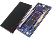 black-full-screen-service-pack-housing-housing-super-amoled-with-blue-frame-for-samsung-galaxy-note-9-n960f