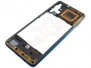 front-central-housing-with-blue-gray-frame-mirage-blue-power-flex-and-buzzer-speaker-for-samsung-galaxy-m31s-sm-m317