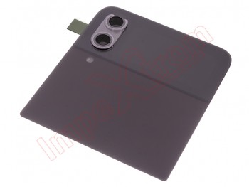 carcasa trasera / tapa de Batería color gris (graphite) con Pantalla trasera service pack para Samsung Galaxy z flip 4 5g, sm-f721