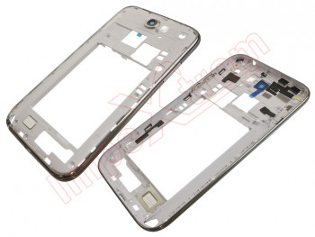 Carcasa Intermedia, Chasis Blanco para Samsung Galaxy Note 2 LTE, N7105