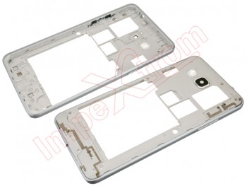 Silver middle housing for Samsung Galaxy Grand Prime G530F, G530H, G530FZ (For white device)