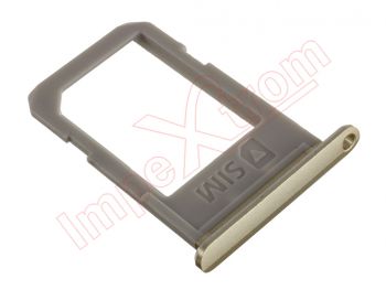 Gold SIM tray for Samsung Galaxy S6 Edge Plus, G928F