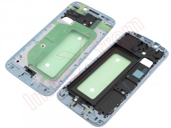 Silver / blue front housing for Samsung Galaxy J5 2017, J530F