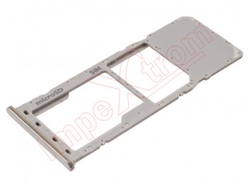 White SIM / MicroSD tray for Samsung Galaxy A50 (SM-A505)