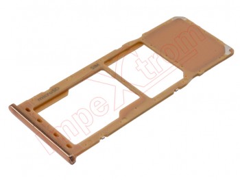 Bandeja SIM / MicroSD color coral para Samsung Galaxy A50 (SM-A505)