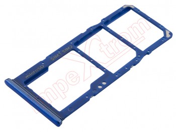 Bandeja Dual SIM + SD azul para Samsung Galaxy A20, SM-A205F / Samsung Galaxy A30, SM-A305F / Galaxy A50, SM-A505FD / GALAXY A70, SM-A705