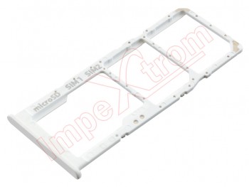 Prism Crush White Dual SIM + micro SD tray for Samsung Galaxy A30S, SM-A307F / Galaxy A50s, SM-A507 / Galaxy A70s, SM-A707
