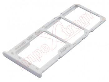 White Dual SIM + micro SD tray for Samsung Galaxy A21s, SM-A217 