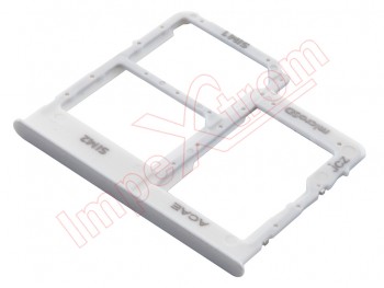 Bandeja Dual SIM + micro SD blanca "Prism Crush White" para Samsung Galaxy A31, SM-A315F
