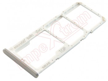 White Dual SIM + microSD tray for Samsung Galaxy M51, SM-M515