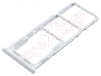 White Dual SIM + MicroSD tray for Samsung Galaxy M22, SM-M225
