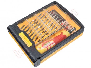Screwdriver with 28 tips JK 6032-A