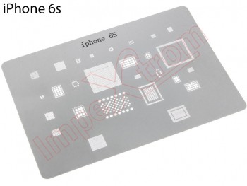 Metal welding / reballing template for iPhone 6S, A1633 / A1688 / A1700