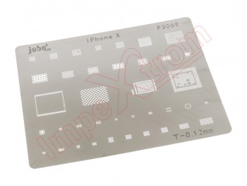 Plantilla metálica de soldadura / reballing para iPhone X, A1901