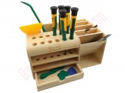 t-gj-ms001-wooden-organizer-rack-box-for-mobile-phone-repair-tools-with-various-compartments