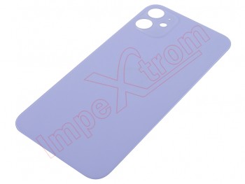 Generic Purple battery cover without logo with bigger camera hole for iPhone 11, A2221, A2111, A2223