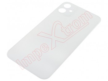 Generic white battery cover without logo with bigger camera hole for iPhone 11, A2221, A2111, A2223