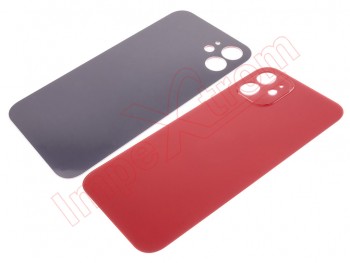 Generic red battery cover with bigger cameras hole for iPhone 12, A2403