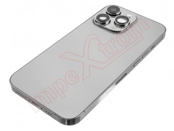 tapa de batería genérica plateada "silver" para iPhone 13 pro, a2638