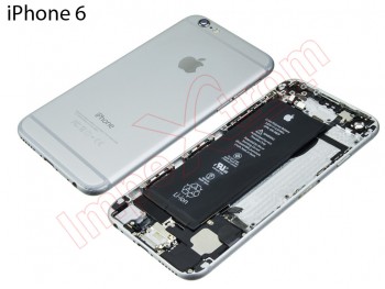 Silver back cover for Phone 6 4.7 "with components